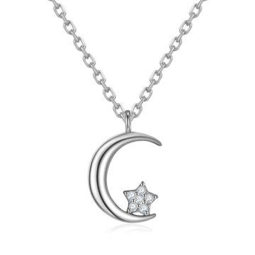 Wholesale Price Sterling Silver Moon Pendant